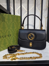 Gucci Small Top Handle Leather Bag