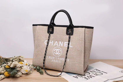 Chanel Canvas Deauville Bag