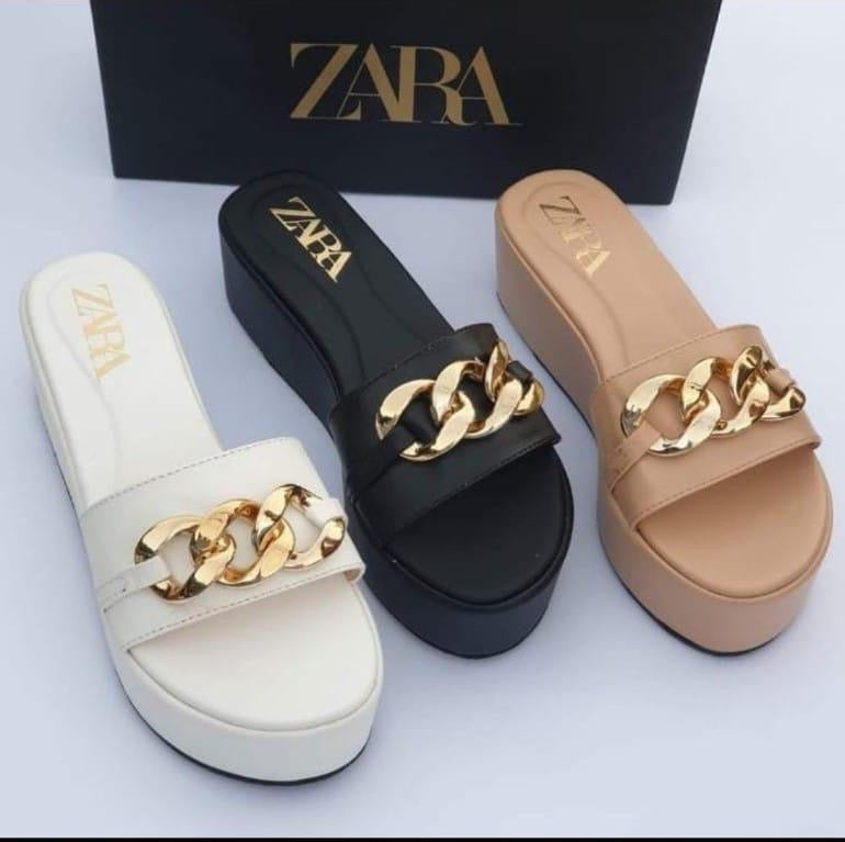 Zara Chain Wedges