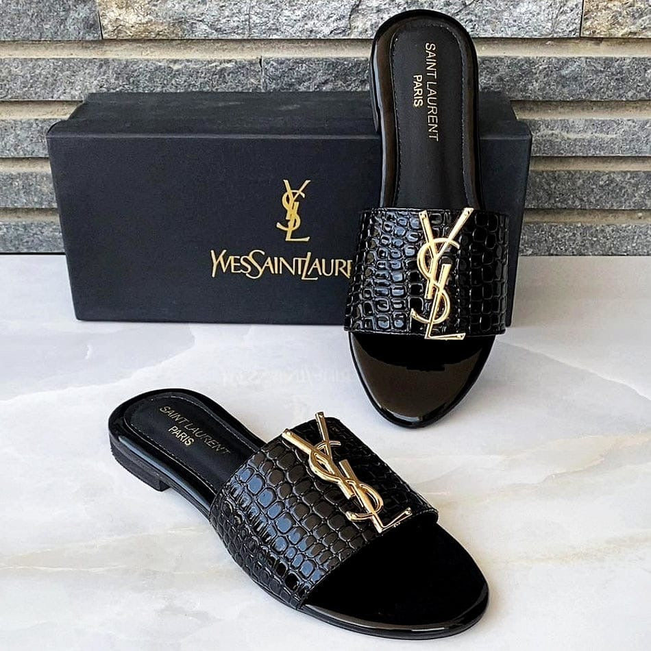 Saint Laurent Crocodile Sandals