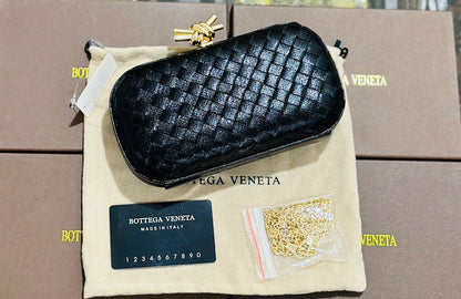 Bottega Veneta Patent Clutch