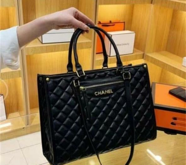 Chanel Quited Double Strap Handbag