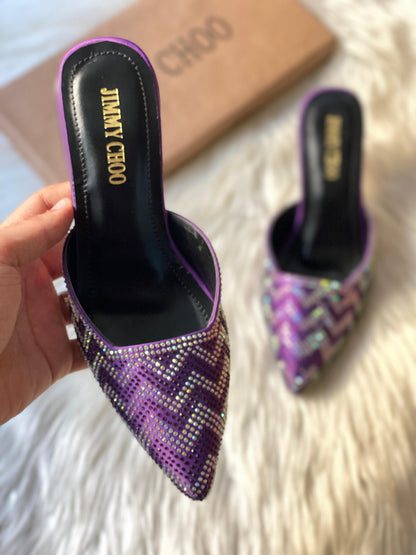 Jimmy Choo Duo Stone Heels