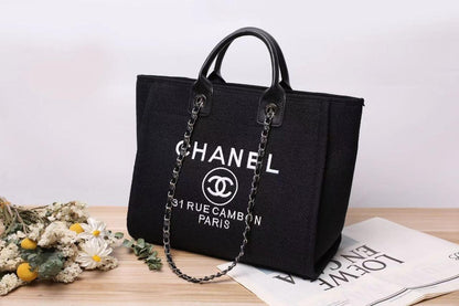 Chanel Canvas Deauville Bag