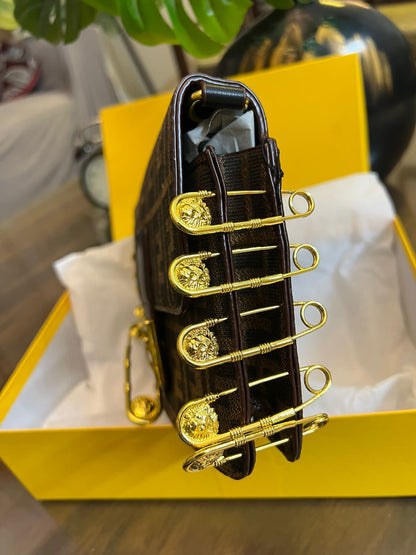 Fendi X Versace Baguette Crossbody