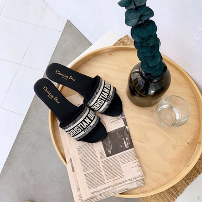 Dior Dway Embroided Sandals