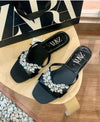 Zara Stone Sandals
