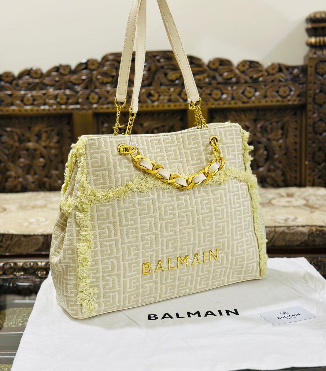 Balmain Signature Shoulder Bag
