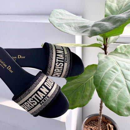 Dior Dway Embroided Sandals