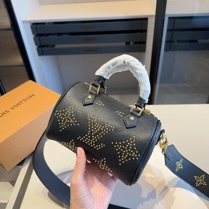 Louis Vuitton Nano New Black Leather Bag