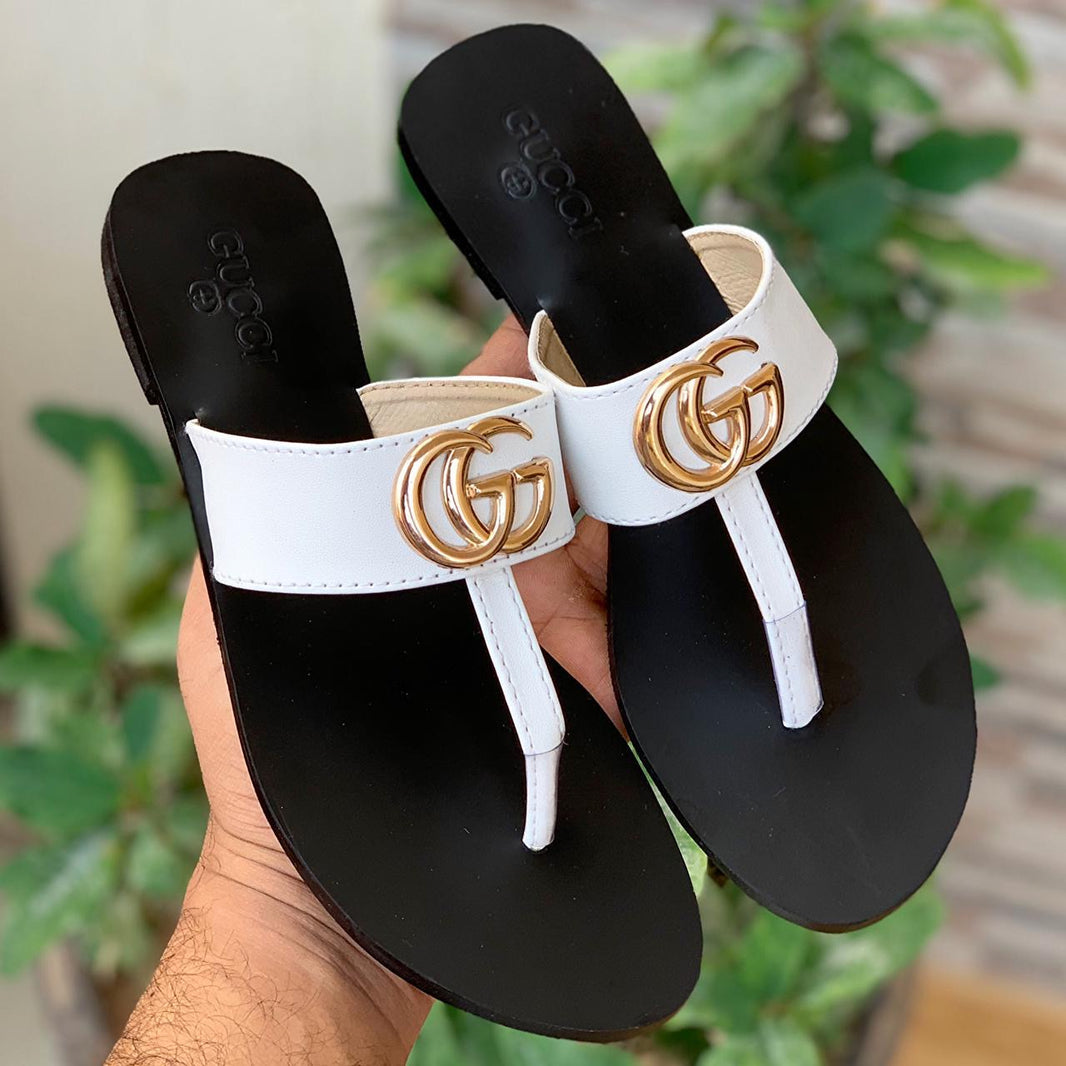 Gucci Leather Crafted Sandals