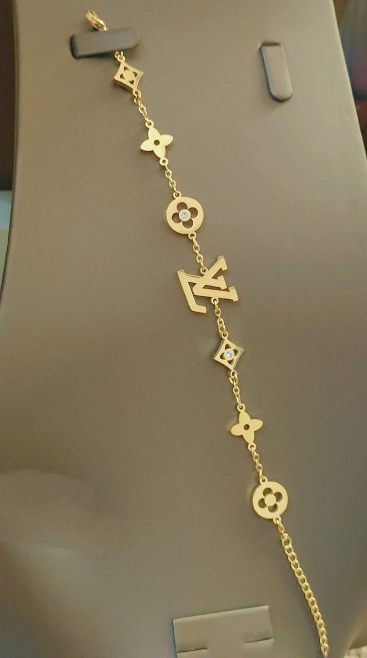 Louis Vuitton Gold Plated Bracelet