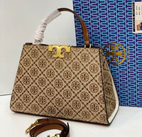 Tory Burch Eleanor Spazzolato Canvas Bag