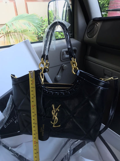 Saint Laurent Quilted MM Q Tote