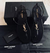 Saint Laurent Black Patent Crossovers