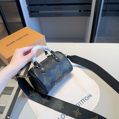 Louis Vuitton Nano New Black Leather Bag