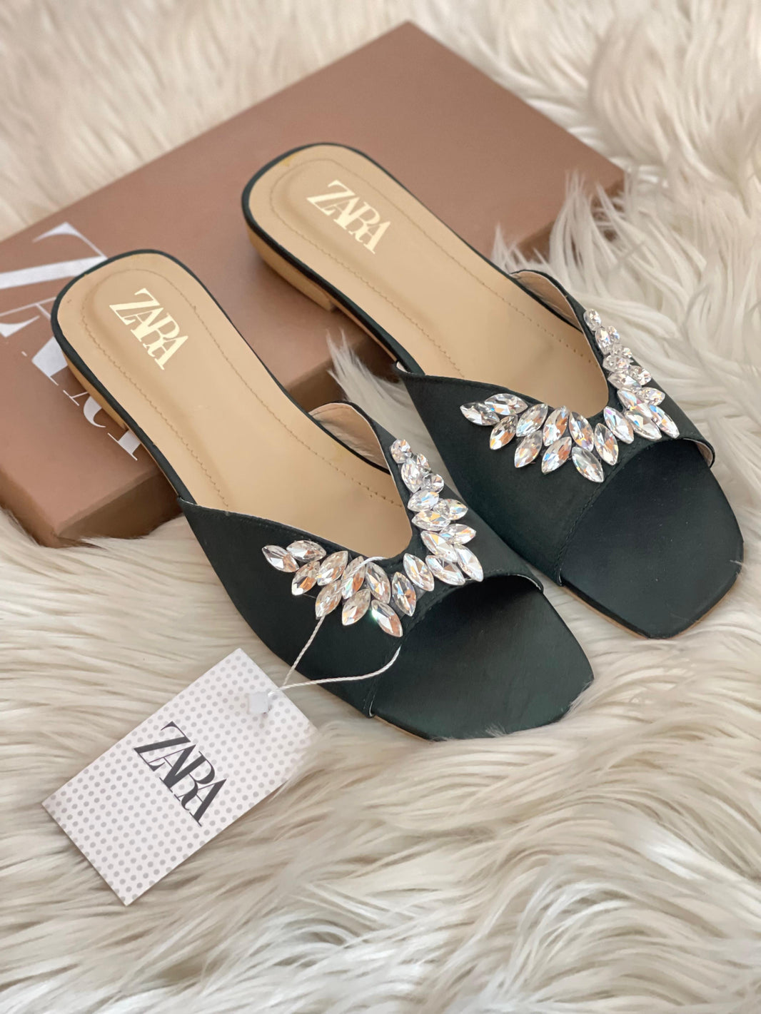 Zara Summer Stone Sandals