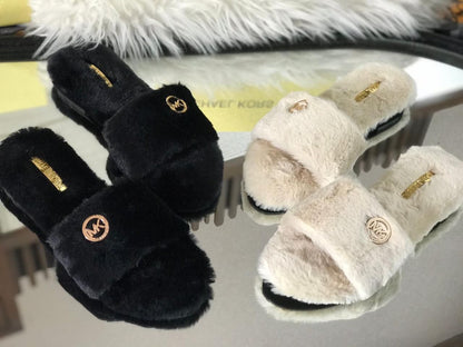 Mk Fur Slipper