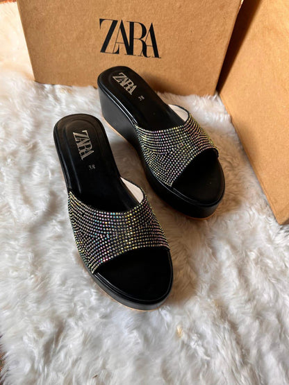 Zara Branded Wedges