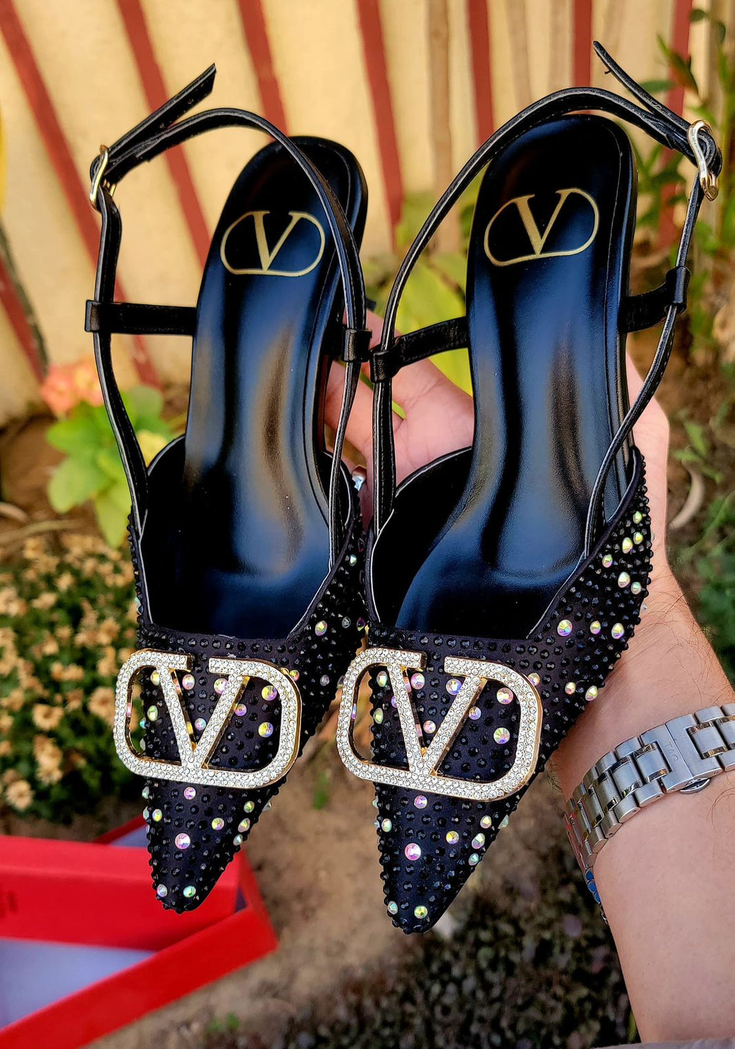 Valentino Rouhistones Heels