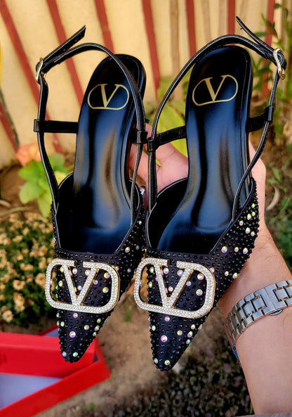 Valentino Rouhistones Heels