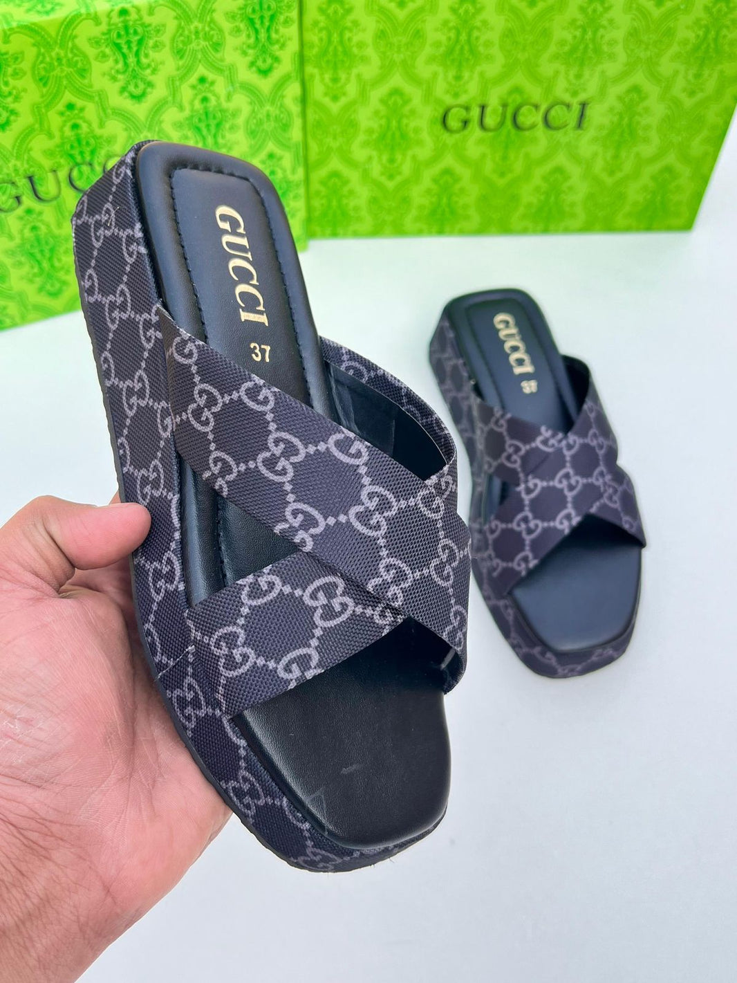 Gucci Cross Wedges