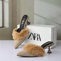 Zara Fur Heels