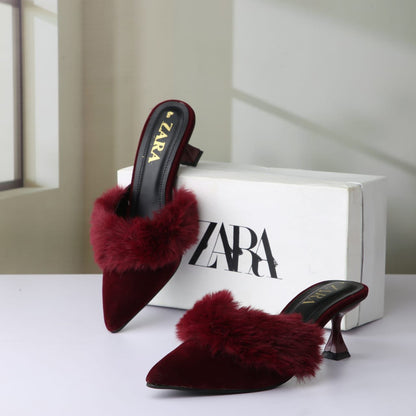 Zara Fur Heels