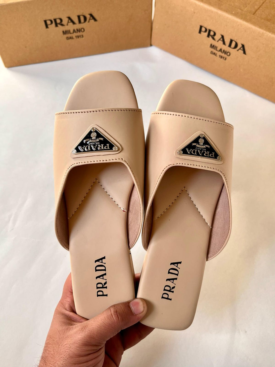 Prada Satin Sandals