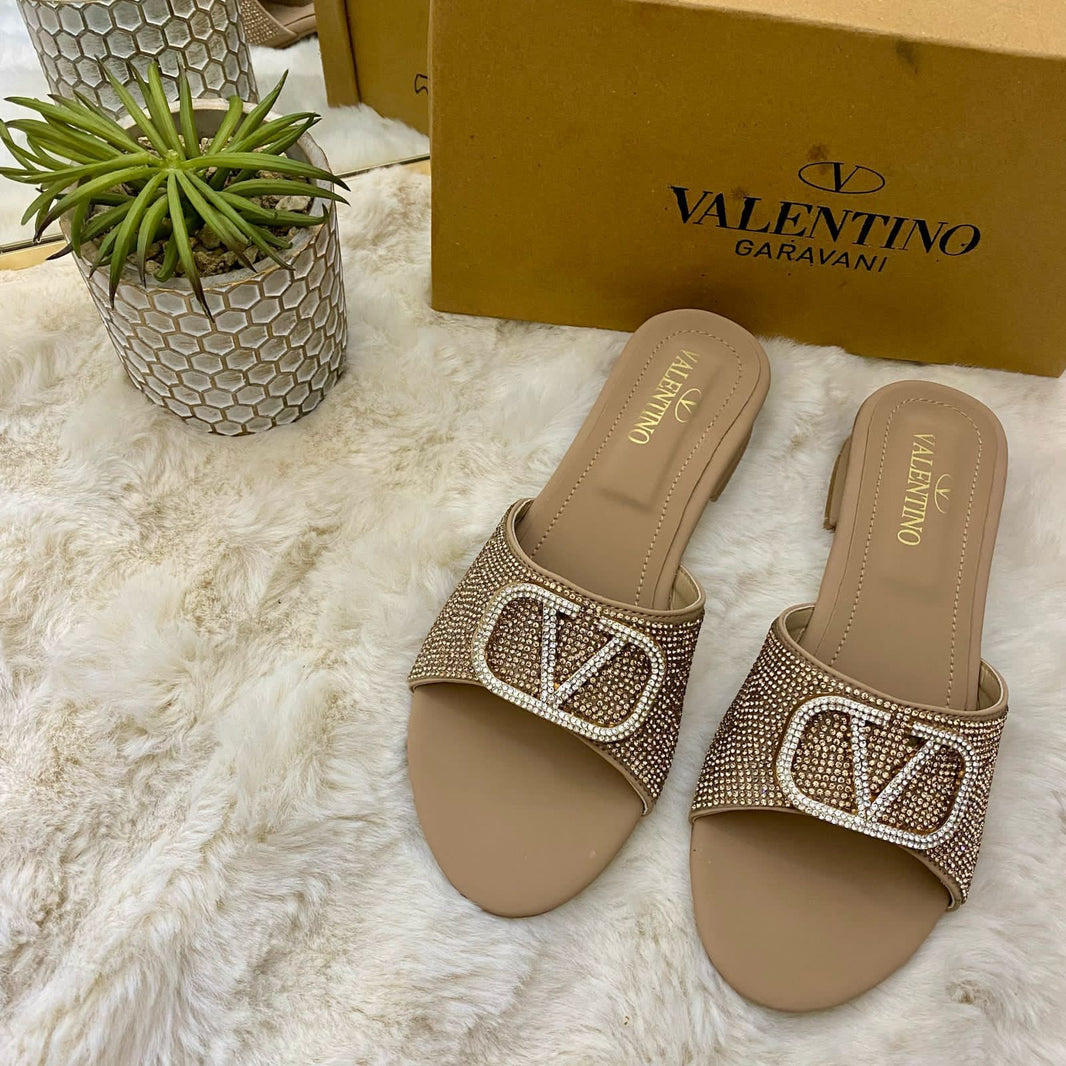 Valentino Chic Shine Comfort Sandals