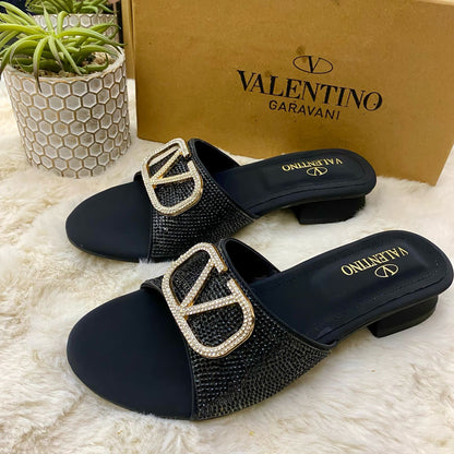 Valentino Chic Shine Comfort Sandals
