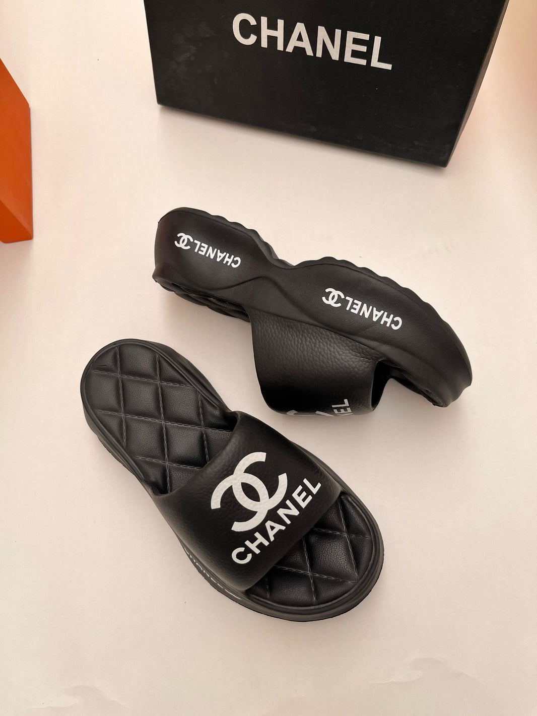 Chanel Platform Flipflops