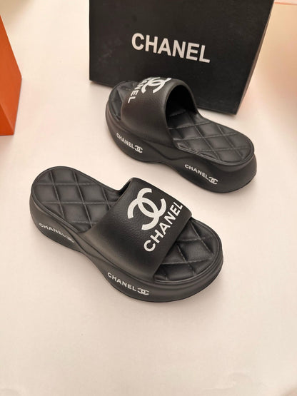 Chanel Platform Flipflops