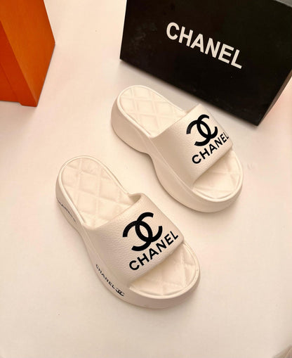 Chanel Platform Flipflops