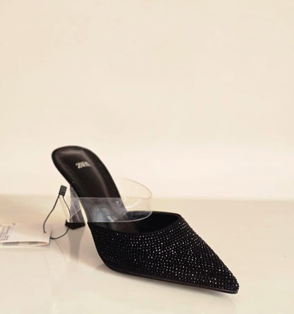 Zara Casual Slides Stone