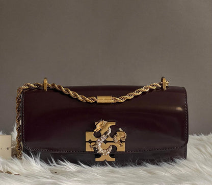Tory Burch Burgundy Glossy