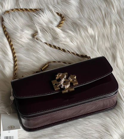 Tory Burch Burgundy Glossy