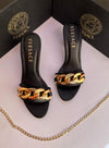 Versace Medusa Mid Chain Heels
