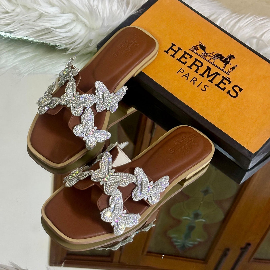 Hermes Luxe Glide Slippers
