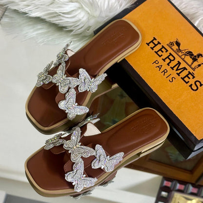 Hermes Luxe Glide Slippers