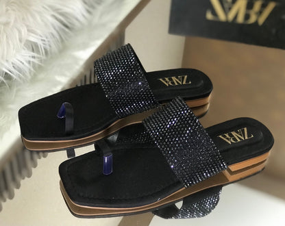 Zara Stone Haven Flats