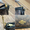 Coach Coated Leather Accents Hobo Bags