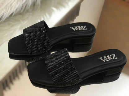 Zara Zaralyn Stone Slippers