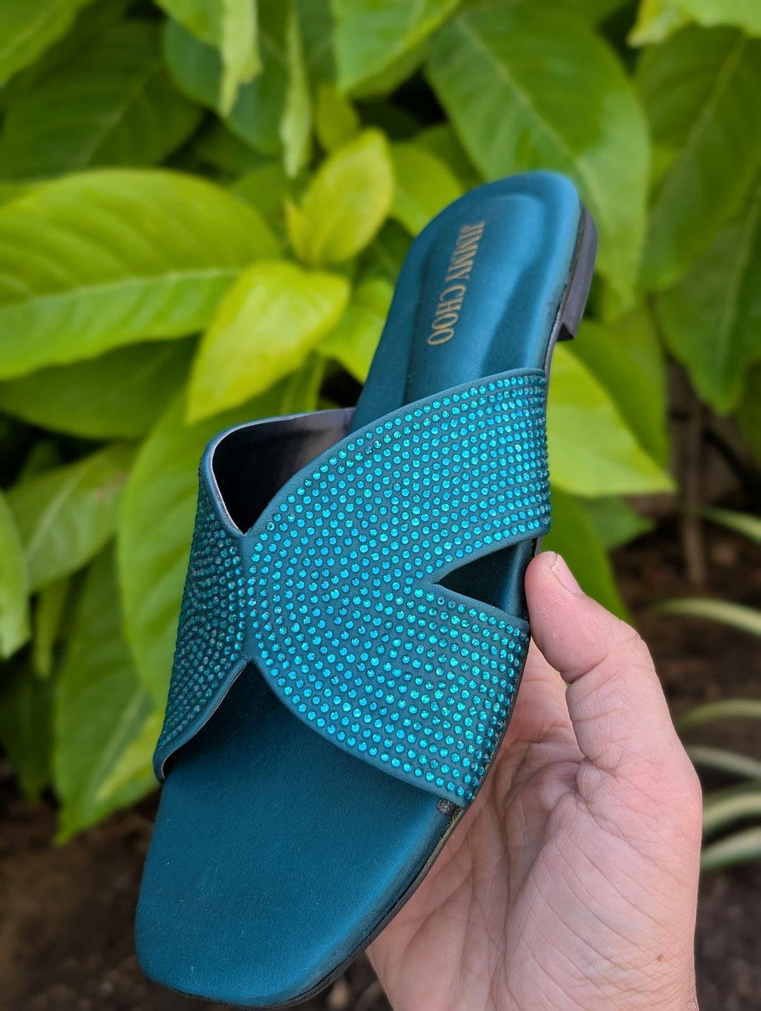 Jimmy Choo Stone Slippers