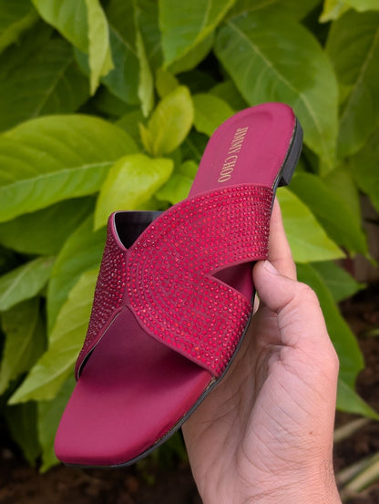 Jimmy Choo Stone Slippers