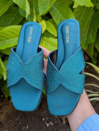 Jimmy Choo Stone Slippers