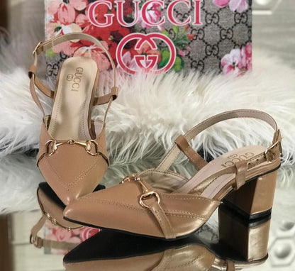 Gucci Block Chain Heels