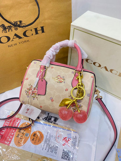Coach Floral Duffle Bag