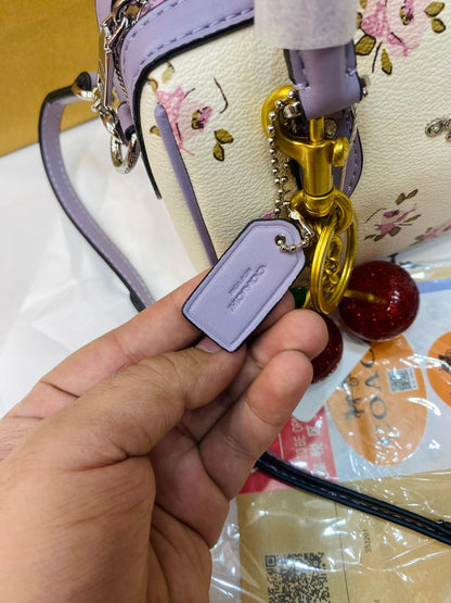 Coach Floral Duffle Bag