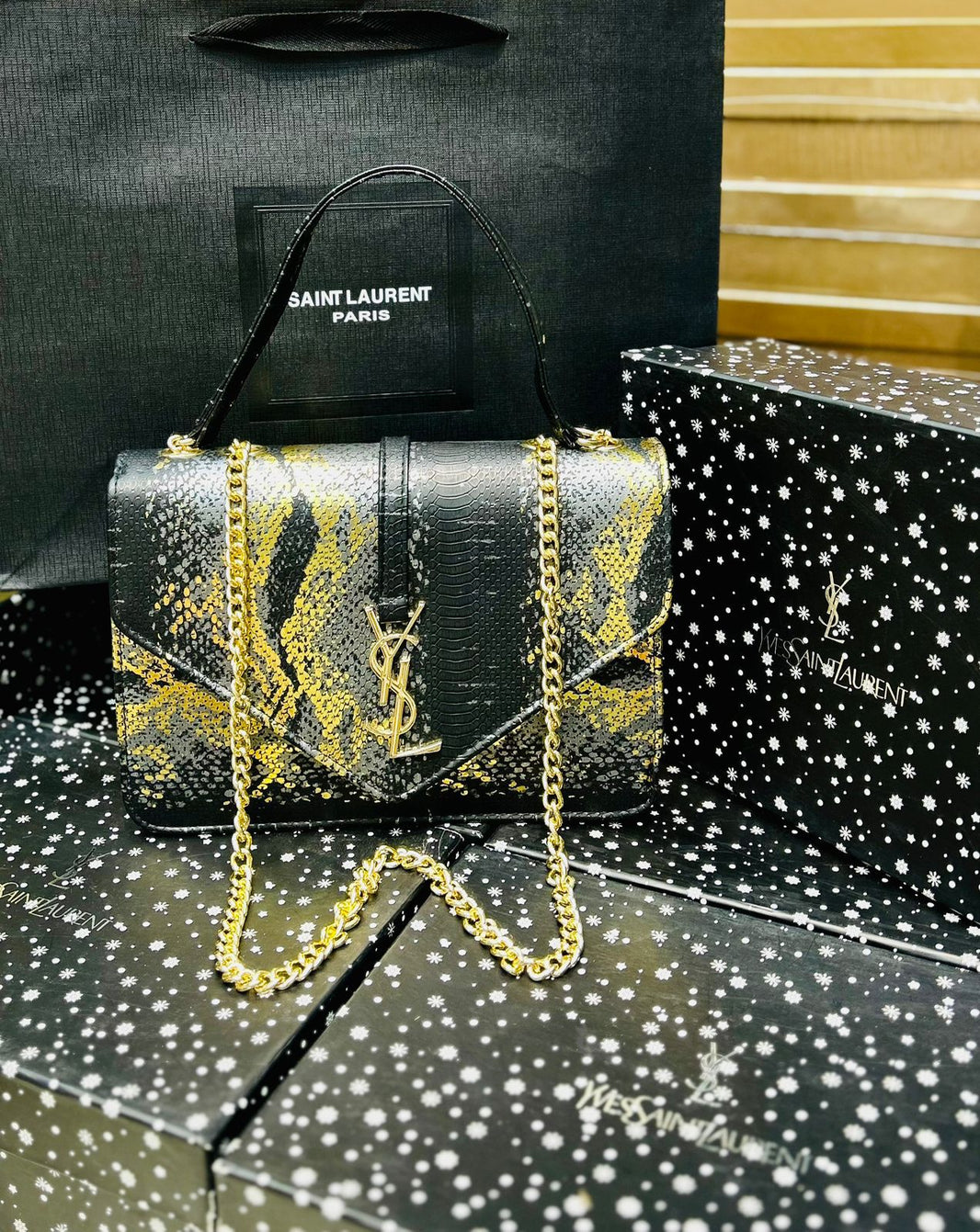 Saint Laurent Serpenti Crossbody Bag